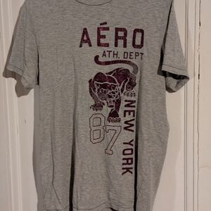 Aeropostale Gray Short Sleeve Tee Essential
